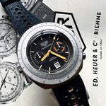 Heuer Vintage 110.633 (1972) - Zwart wijzerplaat 45mm Staal (1/7)