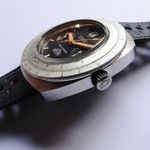 Heuer Vintage 110.633 (1972) - Black dial 45 mm Steel case (5/7)