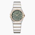 Omega Constellation 131.25.28.60.60.001 (2024) - Green dial 28 mm Gold/Steel case (1/1)