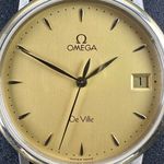 Omega De Ville 196.2432 (1998) - Gold dial 32 mm Steel case (8/8)