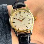 Omega Constellation 14393 (1960) - White dial 34 mm Gold/Steel case (2/8)