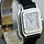Cartier Santos 2960 (1980) - Wit wijzerplaat 29mm Staal (7/8)