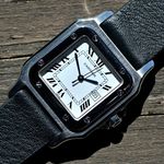 Cartier Santos 2960 (1980) - Wit wijzerplaat 29mm Staal (6/8)