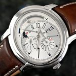 Audemars Piguet Millenary 26150ST.OO.D084CU.01 (2009) - Zilver wijzerplaat 47mm Staal (1/8)