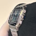 Cartier Santos WSSA0061 (2025) - Groen wijzerplaat 35mm Staal (8/8)