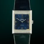 Omega De Ville 551.047 (1970) - Blue dial 23 mm Steel case (1/8)