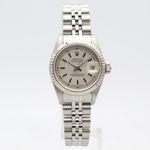 Rolex Lady-Datejust 69174 (1989) - Zilver wijzerplaat 26mm Staal (1/8)