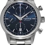 Alpina Alpiner AL-750N4E6B (2024) - Blauw wijzerplaat 42mm Staal (1/4)