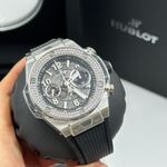 Hublot Big Bang Unico 421.NX.1170.RX.1104 (2023) - Transparent dial 44 mm Titanium case (4/8)