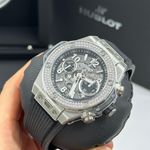 Hublot Big Bang Unico 421.NX.1170.RX.1104 (2023) - Transparent dial 44 mm Titanium case (3/8)