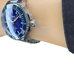 Oris Staghorn Restoration Limited Edition 01 733 7766 4185-Set (2023) - Blauw wijzerplaat 42mm Staal (4/8)