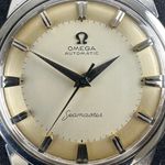 Omega Seamaster 2846 (1958) - Wit wijzerplaat 34mm Staal (8/8)