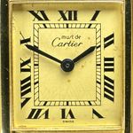 Cartier Tank 366001 (1990) - Champagne dial 20 mm Gold/Steel case (8/8)