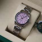 Rolex Oyster Perpetual 31 277200 (2025) - Pink dial 31 mm Steel case (2/8)