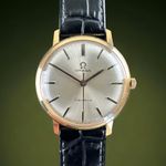 Omega Genève 18k Yellow Gold (1968) - White dial 32 mm Yellow Gold case (1/8)