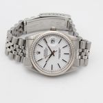 Rolex Datejust 36 16234 (1991) - White dial 36 mm Steel case (6/8)