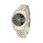 Rolex Lady-Datejust 69173 (1995) - Zwart wijzerplaat 26mm Goud/Staal (4/8)