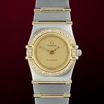 Omega Constellation 895.1080.1 (1993) - Gold dial 22 mm Gold/Steel case (1/8)