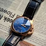 Panerai Luminor Marina PAM01112 (2025) - Blue dial 44 mm Red Gold case (1/3)
