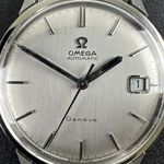 Omega Genève 166.037 (1970) - Zilver wijzerplaat 34mm Staal (8/8)