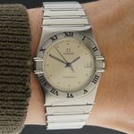 Omega Constellation 1510.30 (1986) - White dial 33 mm Steel case (2/8)