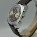 Yema Vintage 70's vintage watch mens Yema chronograph valjoux 7733 38mm (1970) - Black dial 38 mm Steel case (3/8)