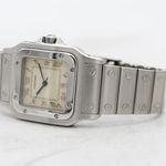 Cartier Santos Galbée 1564 (1995) - Beige dial 29 mm Steel case (6/8)