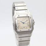 Cartier Santos Galbée 1564 (1995) - Beige dial 29 mm Steel case (2/8)