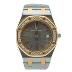 Audemars Piguet Royal Oak 4100SA (Onbekend (willekeurig serienummer)) - Grijs wijzerplaat 36mm Goud/Staal (1/2)