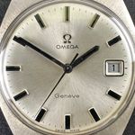 Omega Genève 136.041 (1969) - Wit wijzerplaat 35mm Staal (8/8)