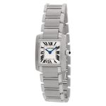 Cartier Tank Française 2384 (2014) - White dial 20 mm Steel case (1/1)