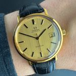 Omega Genève 166.763 (1973) - Gold dial 35 mm Gold/Steel case (2/8)