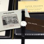 Patek Philippe Calatrava 3520/00D (1979) - White dial 33 mm White Gold case (7/8)