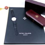 Patek Philippe Calatrava 3520/00D (1979) - White dial 33 mm White Gold case (5/8)