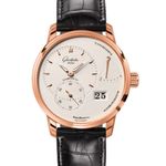 Glashütte Original PanoReserve 1-65-01-25-15-61 (2023) - Wit wijzerplaat 40mm Roségoud (1/1)