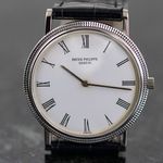 Patek Philippe Calatrava 3520/00D (1979) - Wit wijzerplaat 33mm Witgoud (8/8)