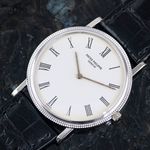 Patek Philippe Calatrava 3520/00D (1979) - Wit wijzerplaat 33mm Witgoud (1/8)