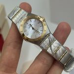 Omega Constellation Quartz 131.20.25.60.05.002 (2023) - Parelmoer wijzerplaat 25mm Goud/Staal (8/8)