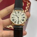 Cartier Ronde Louis Cartier W6800251 (2024) - Zilver wijzerplaat 36mm Roségoud (5/8)