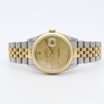 Rolex Datejust 36 16233 (1993) - Gold dial 36 mm Gold/Steel case (3/8)