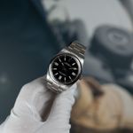Rolex Oyster Perpetual 41 124300 (2024) - Zwart wijzerplaat 41mm Staal (1/8)