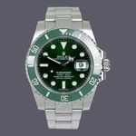 Rolex Submariner Date 116610LV (2018) - Green dial 40 mm Steel case (1/1)