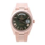 Rolex Day-Date 40 228235 (2023) - Groen wijzerplaat 40mm Roségoud (1/4)