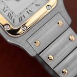 Cartier Santos Galbée 1057930 (Unknown (random serial)) - White dial 24 mm Steel case (8/8)