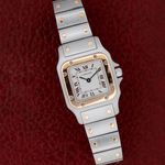 Cartier Santos Galbée 1057930 (Unknown (random serial)) - White dial 24 mm Steel case (1/8)