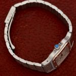 Cartier Santos Galbée 1057930 (Unknown (random serial)) - White dial 24 mm Steel case (4/8)