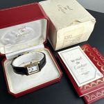 Cartier Tank 5057001 (1990) - White dial 20 mm Gold/Steel case (3/8)