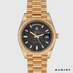 Rolex Day-Date 40 228238 (Onbekend (willekeurig serienummer)) - Zwart wijzerplaat 40mm Geelgoud (2/7)