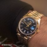 Rolex Day-Date 40 228238 (Onbekend (willekeurig serienummer)) - Zwart wijzerplaat 40mm Geelgoud (6/7)