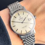 Omega Seamaster DeVille 166.020 (1967) - Wit wijzerplaat 34mm Staal (2/8)